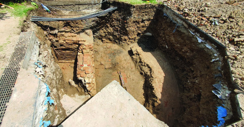 Fig. 5. Vedere dinspre sud a secțiunii S XI.